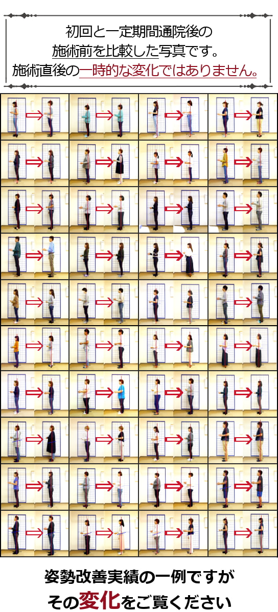 姿勢の写真40人の１