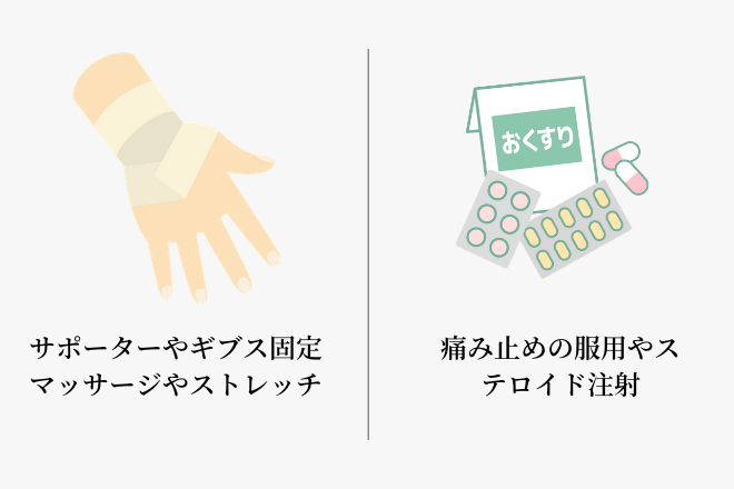 一般的な病院や治療院での治療法についての概要